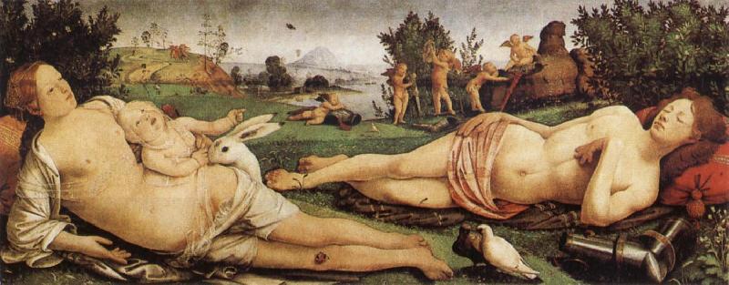 Piero di Cosimo Venus and Mars oil painting picture
